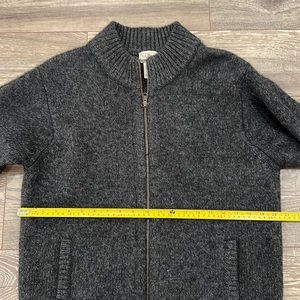 LL Bean Outdoor 100% Shetland Wool Sweater
